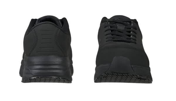 Women's Leather Athletic Comp Toe w/ Cushion Comfort - blk/blk - Image 3