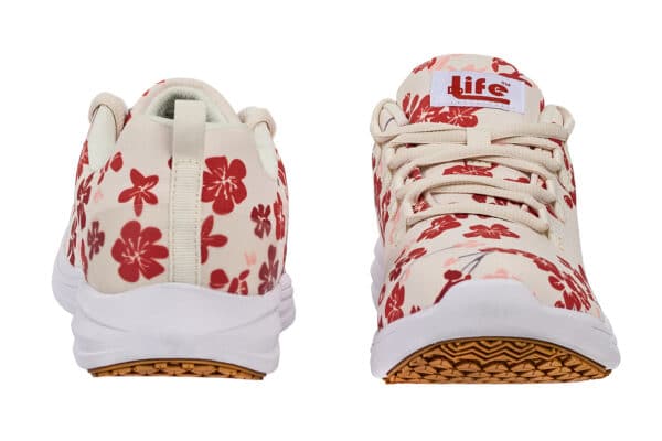 Women's Athletic Comp Toe - Flower Print - Image 4