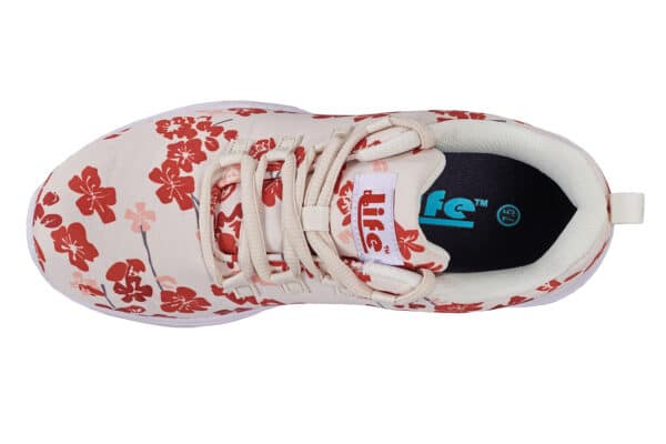 Women's Athletic Comp Toe - Flower Print - Image 5