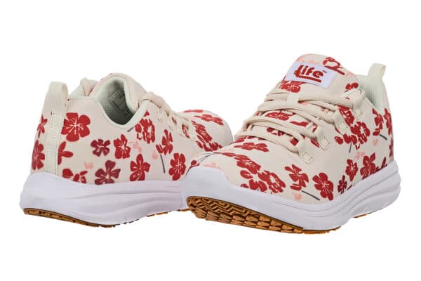 Women's Athletic Comp Toe - Flower Print