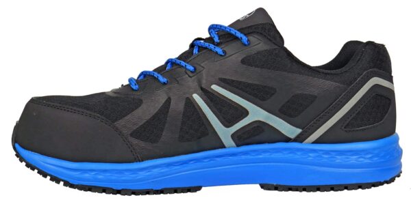 Express Black/Royal Blue Athletic Composite Toe 144317 - Image 3