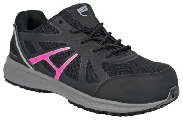 Express Black/Fuchsia Athletic Composite Toe 24533 - Image 2