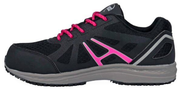 Express Black/Fuchsia Athletic Composite Toe 24533 - Image 3