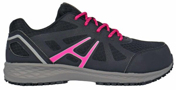 Express Black/Fuchsia Athletic Composite Toe 24533 - Image 5