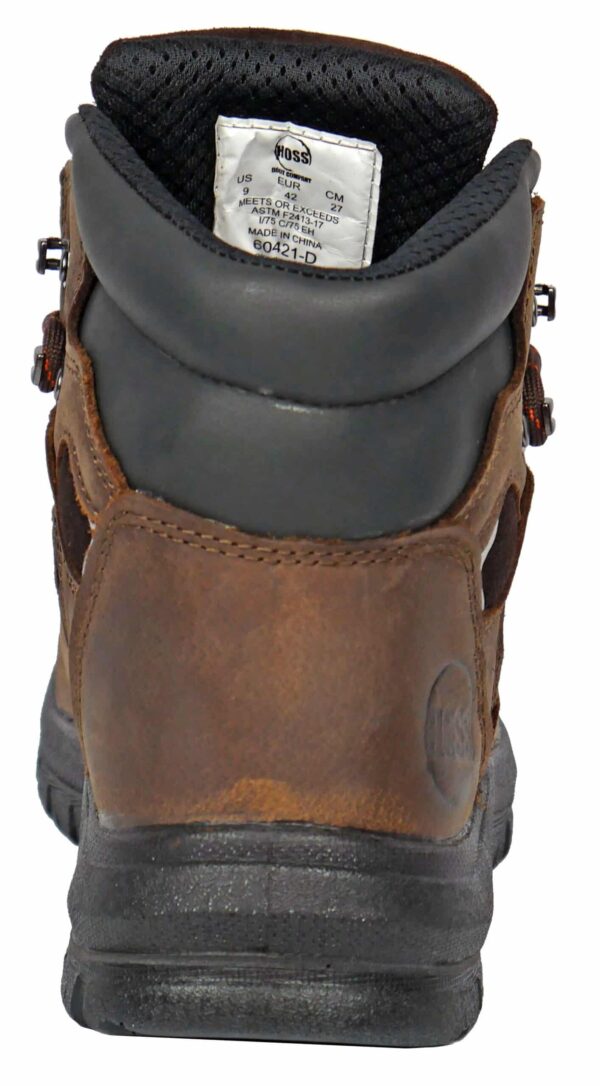 Adam 6" Brown Steel Toe 60421 - Image 3