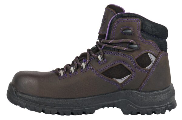 Lacy 6" Brown/Purple Composite Toe 70419 - Image 2