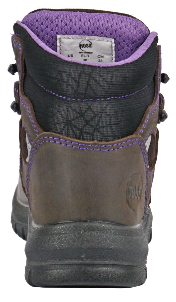 Lacy 6" Brown/Purple Composite Toe 70419 - Image 3