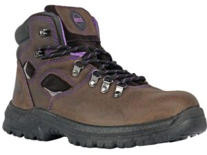 Lily 6" Brown/Purple Steel Toe 70423