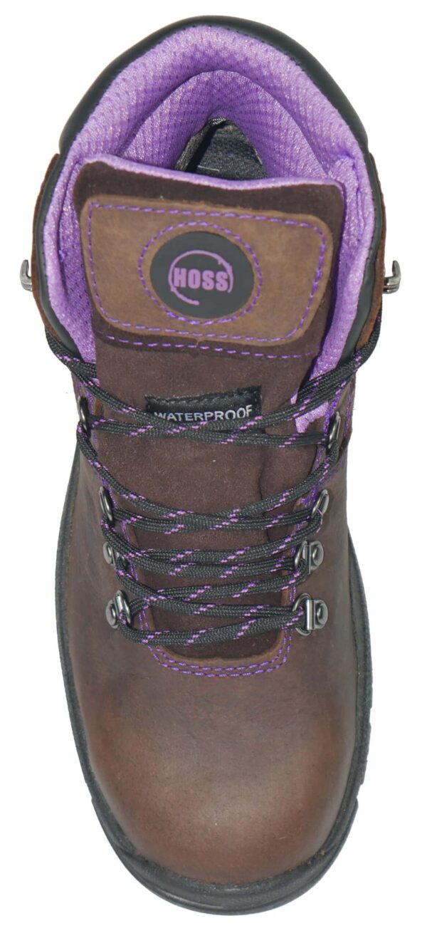 Lily 6" Brown/Purple Steel Toe 70423 - Image 7