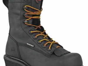 Cross Cut Kiltie Logger Black Composite Toe 80114