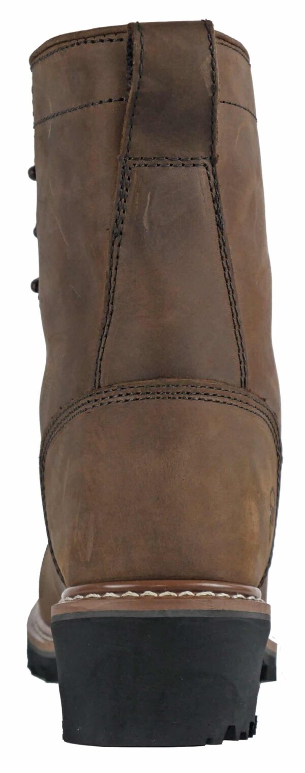 Cross Cut Kiltie Logger Brown Composite Toe 80715 - Image 3