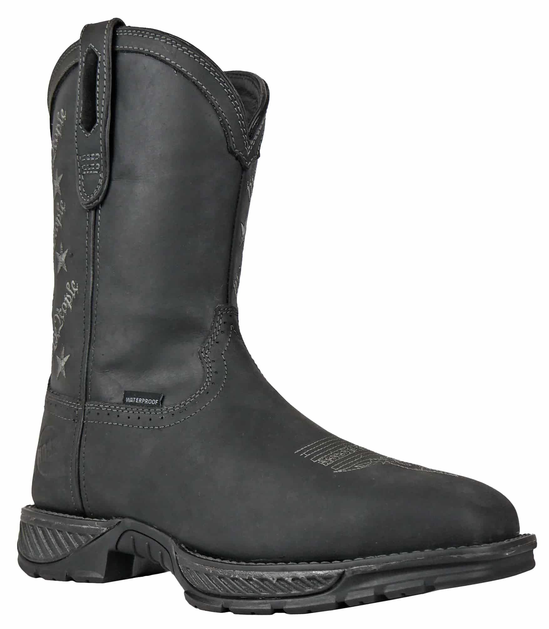 We The People Black Pull-On Western Composite Toe 90123