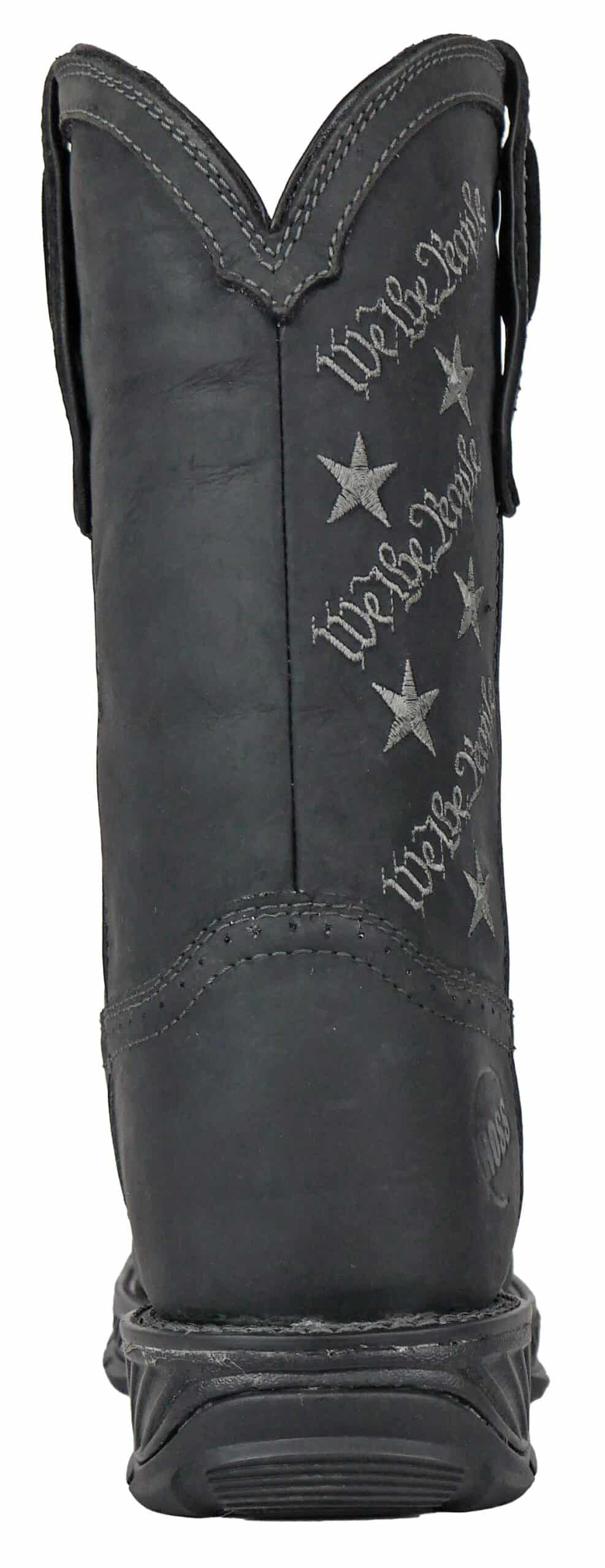 We The People Black Pull-On Western Composite Toe 90123 - Image 3