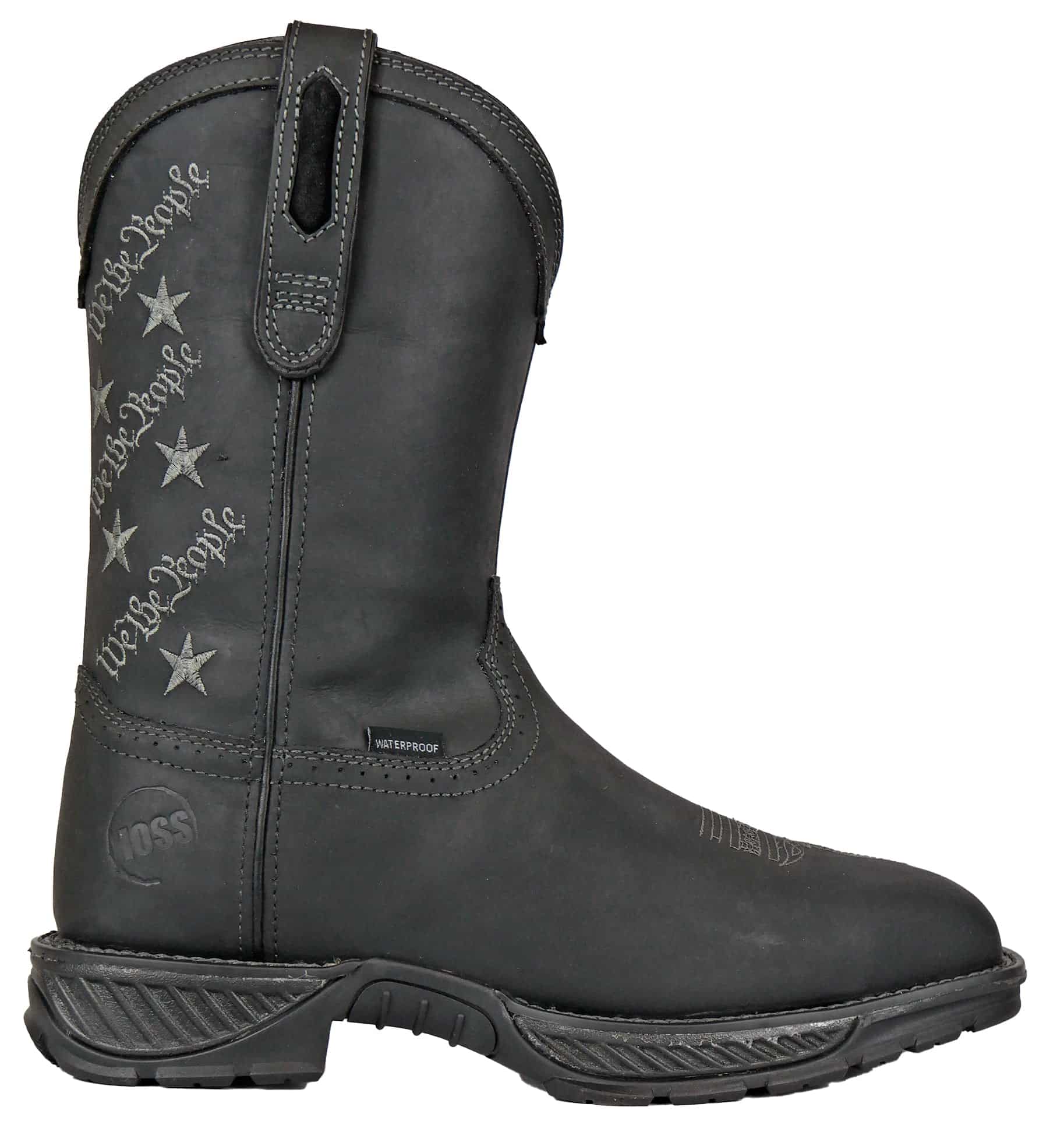 We The People Black Pull-On Western Composite Toe 90123 - Image 4