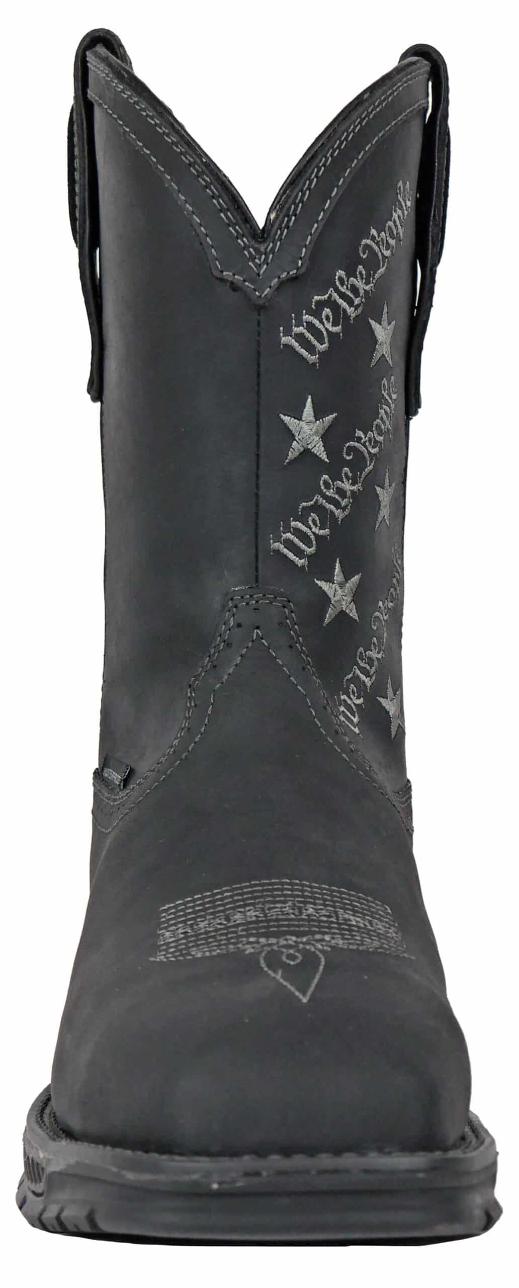 We The People Black Pull-On Western Composite Toe 90123 - Image 5