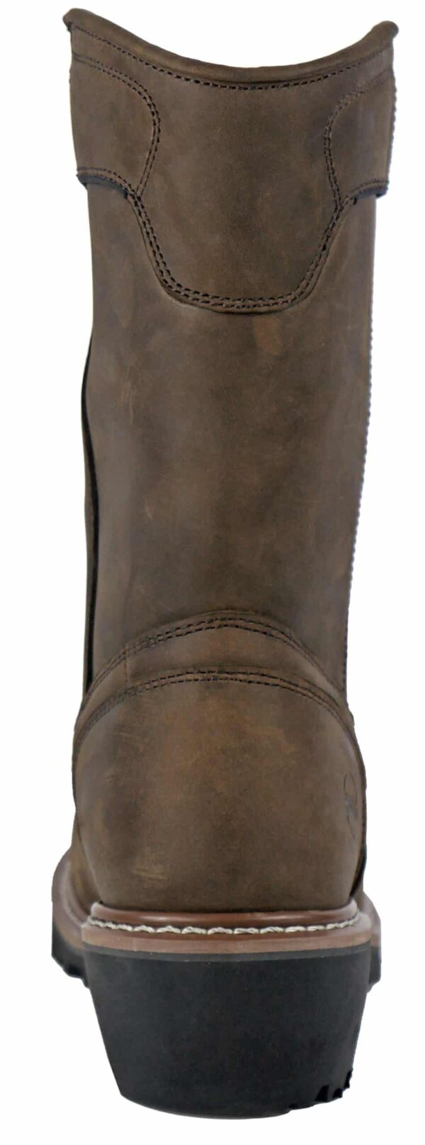 Buford Logger Brown Pull On Composite Toe 90211 - Image 3
