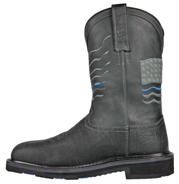 Rushmore Black Pull-On Patriotic Charcoal Composite Toe 91065 - Image 2