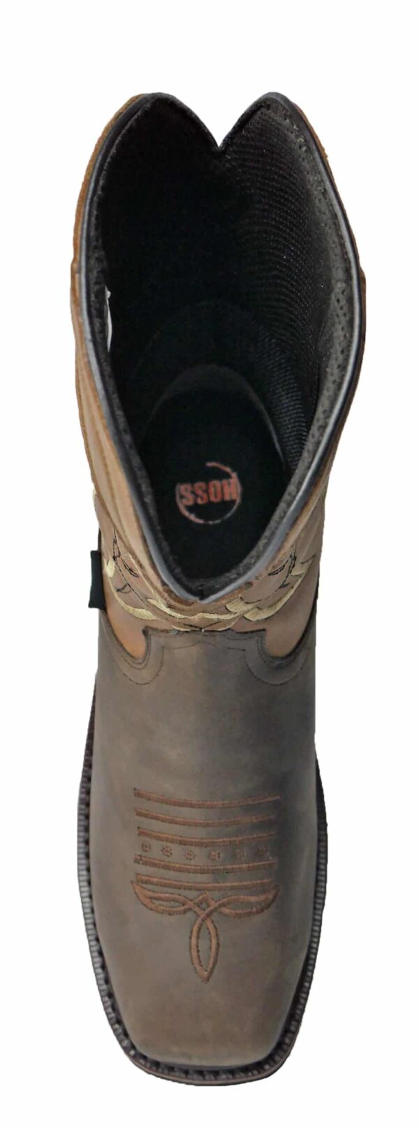 Showdown 11" Brown Western Composite Toe 92042 - Image 7