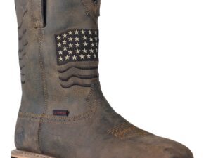 Rushmore Brown Pull-On Patriotic Soft Toe 92060