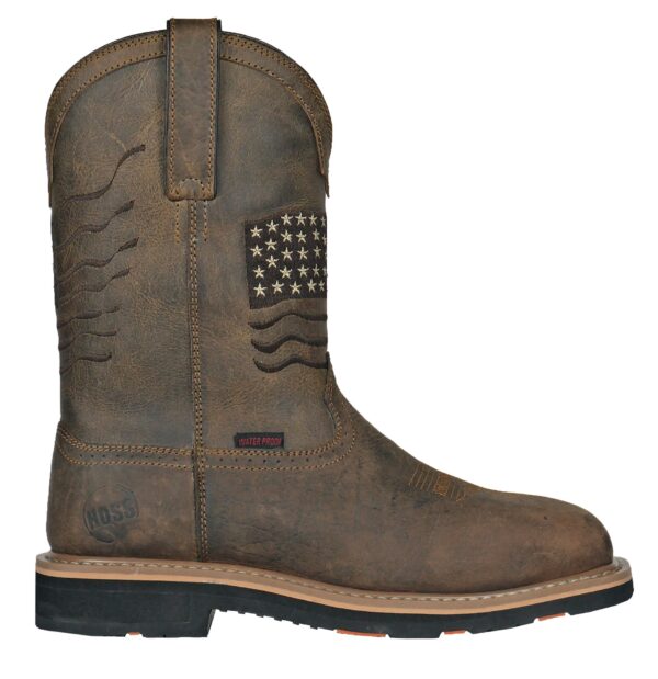 Rushmore Brown Patriotic Pull-On Composite Toe 92065 - Image 4