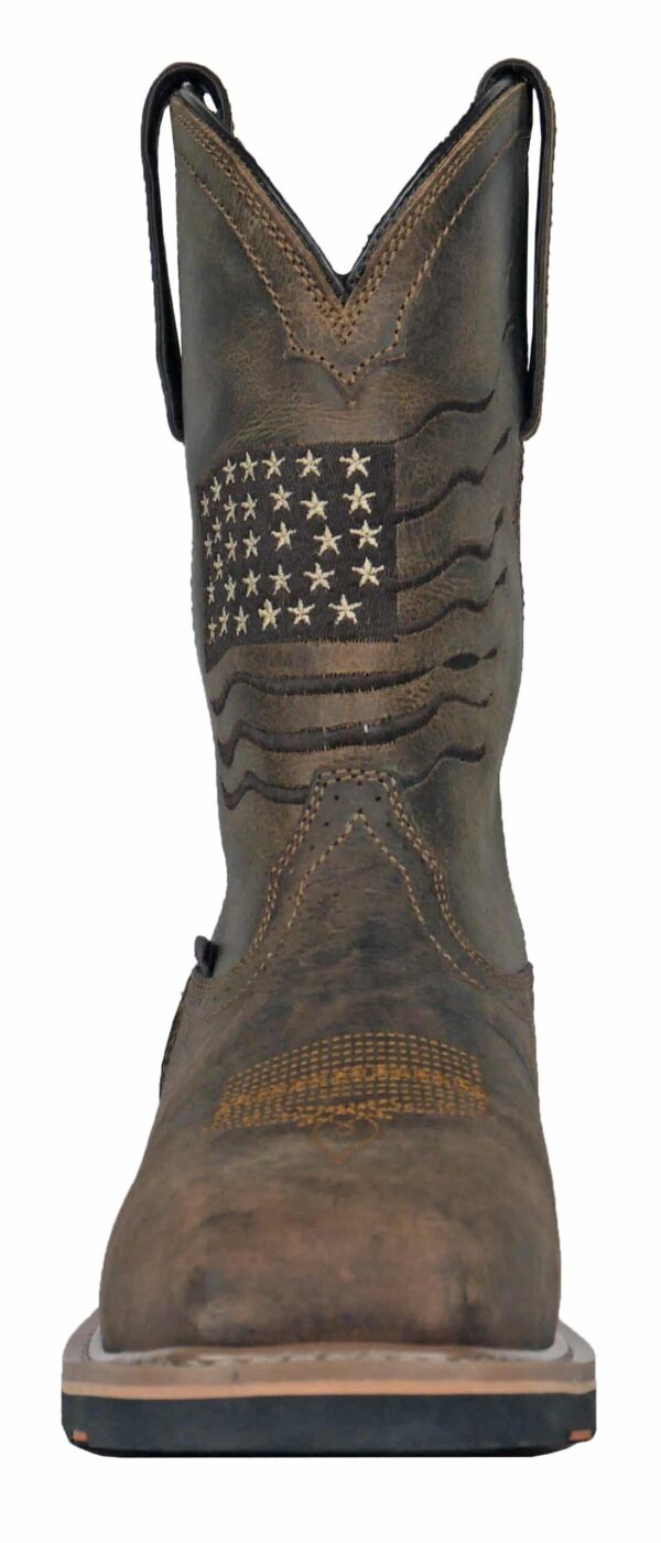 Rushmore Brown Patriotic Pull-On Composite Toe 92065 - Image 5