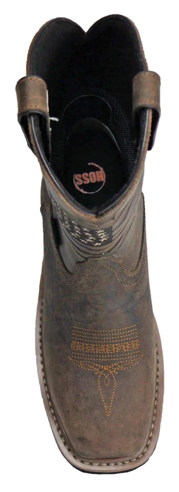 Rushmore Brown Pull-On Patriotic Soft Toe 92060 - Image 7