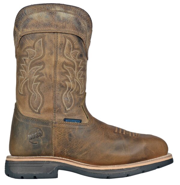 Brisbee Distressed Brown Pull-On Composite Toe 94050 - Image 4