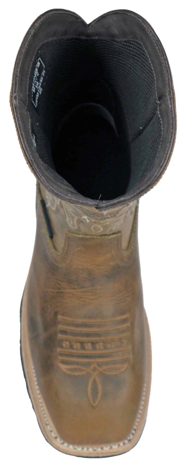 Brisbee Distressed Brown Pull-On Composite Toe 94050 - Image 7
