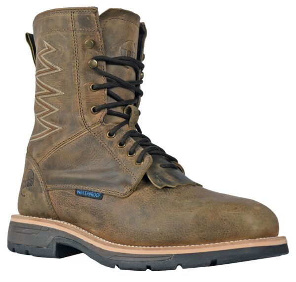 Brisbee Lacer 8" Distressed Lace Up Kiltie Composite Toe 940621