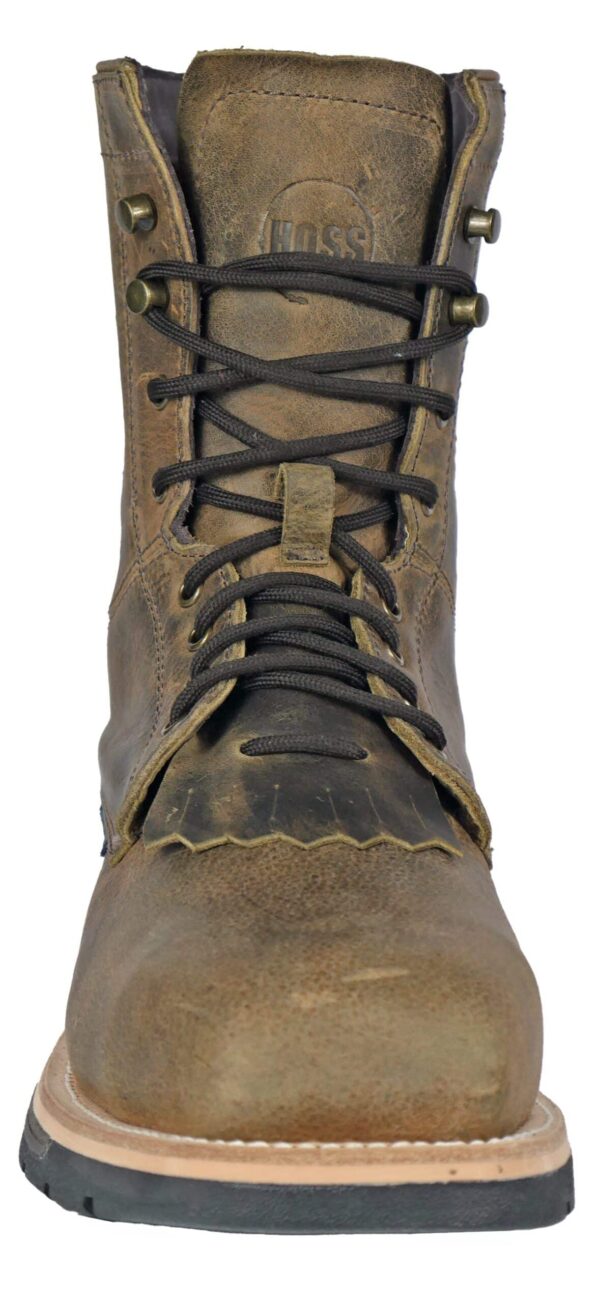 Brisbee Lacer 8" Distressed Lace Up Kiltie Composite Toe 940621 - Image 5
