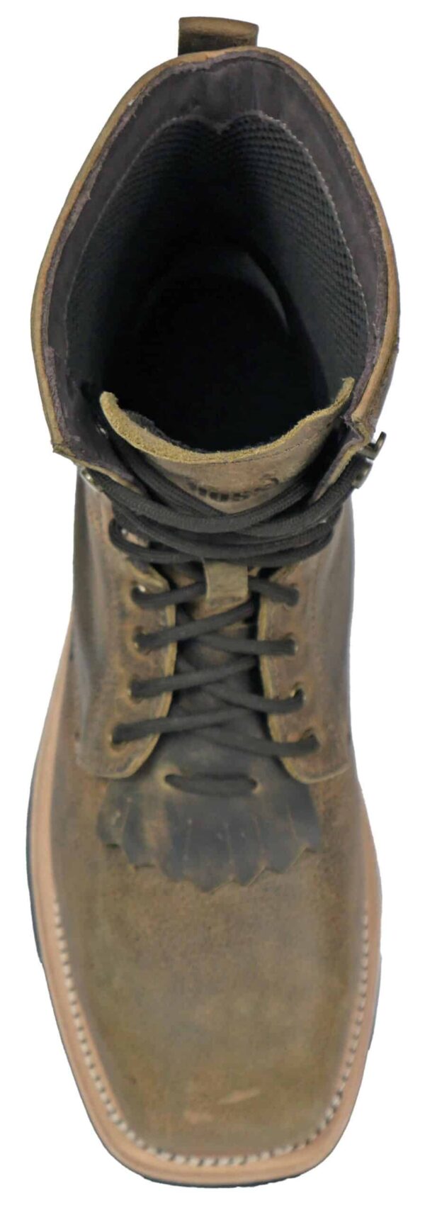 Brisbee Lacer 8" Distressed Lace Up Kiltie Composite Toe 940621 - Image 7