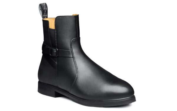 ‎Fusion Metatarsal Mt Met Guard Certified Steel Toe Safety Boots for Women Full-Grain and Matte Nubuck Midnight Black Leather Features Benefits