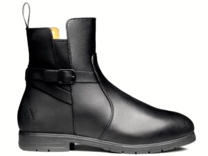 ‎Fusion Metatarsal Mt Met Guard Electrical Hazard EH Rated Certified Steel Toe Safety Boots for Women Full-Grain and Matte Nubuck Midnight Black Leather Features Benefits