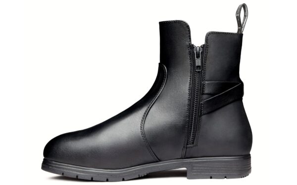 ‎Fusion Metatarsal Mt Met Guard Electrical Hazard EH Rated Certified Steel Toe Safety Boots for Women Full-Grain and Matte Nubuck Midnight Black Leather Features Benefits
