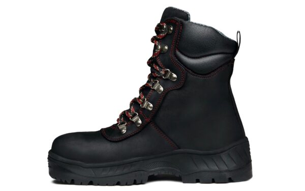 Horizon Puncture Resistant Electrical Hazard Alloy Toe Safety Work Boot for Women in Carbon Black Waterproof Nubuck Leather from Xena Workwear