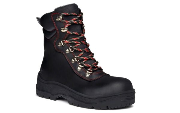 Horizon Puncture Resistant Electrical Hazard Alloy Toe Safety Work Boot for Women in Carbon Black Waterproof Nubuck Leather from Xena Workwear