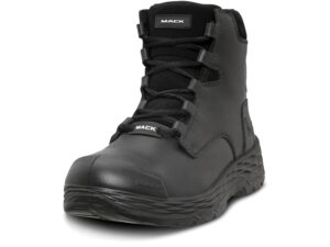 Boot Mack Force Zip Safety Zip side Unisex Black