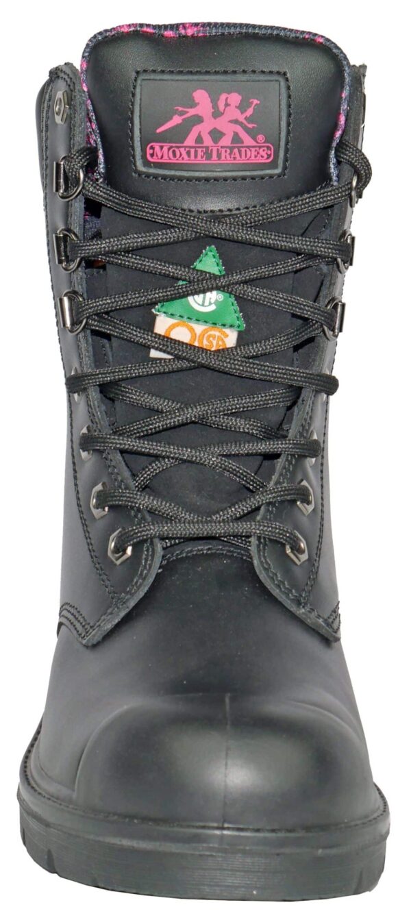 Anne 8" Black Steel Toe MT50165 - Image 2