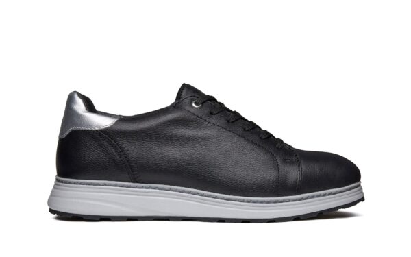 Women's Premium Leather Steel-Toe Shoe for Women by Xena Workwear in Black Pearl Full-Grain Leather  – Rogue Steel