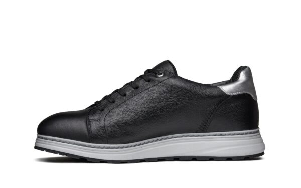 Women's Premium Leather Steel-Toe Shoe for Women by Xena Workwear in Black Pearl Full-Grain Leather  – Rogue Steel