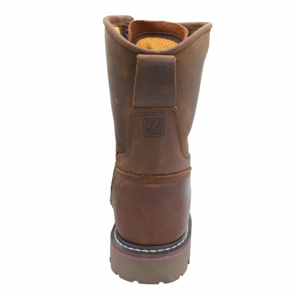 Men's 8" Composite Toe Waterproof Logger Brown - Image 4