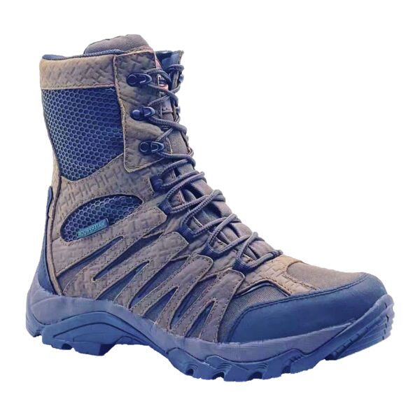 Men's 8" Waterproof Side Zipper Hunting Boot Brown
