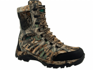 Men's 8" Waterproof Side Zipper Hunting Boot Camo