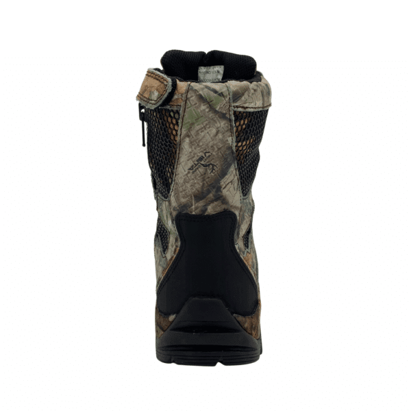 Men's 8" Waterproof Side Zipper Hunting Boot Camo - Image 5