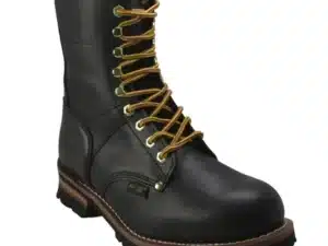 Men's 9" Waterproof Logger Black - Soft Toe 1439WP