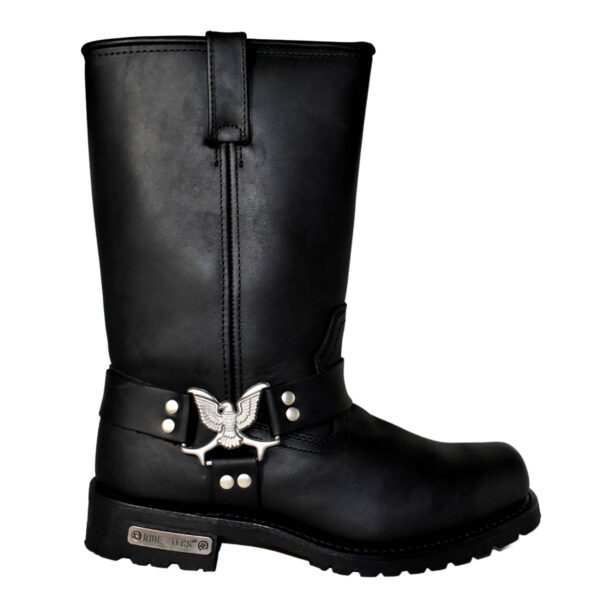 Men's 13" Harness Zipper Boot Black - Image 2