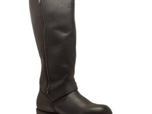 Men's 16" Engineer Zipper Biker Boot Black