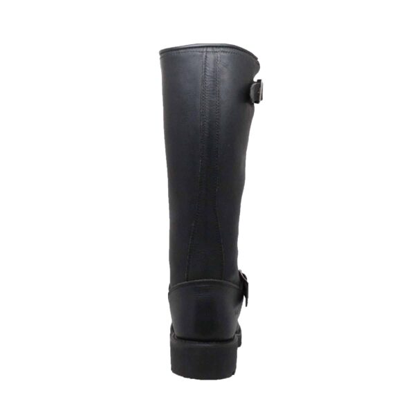Men's 16" Engineer Biker Boot Black - Image 4