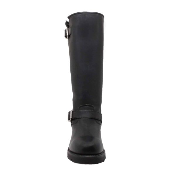Men's 16" Engineer Biker Boot Black - Image 3