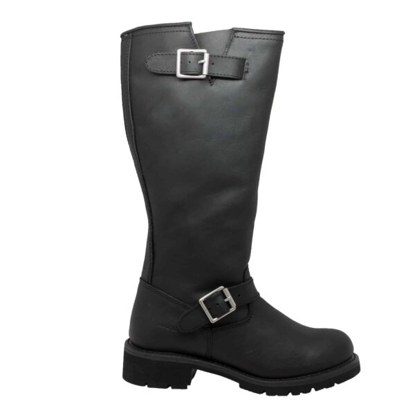 Men's 16" Engineer Biker Boot Black - Image 2